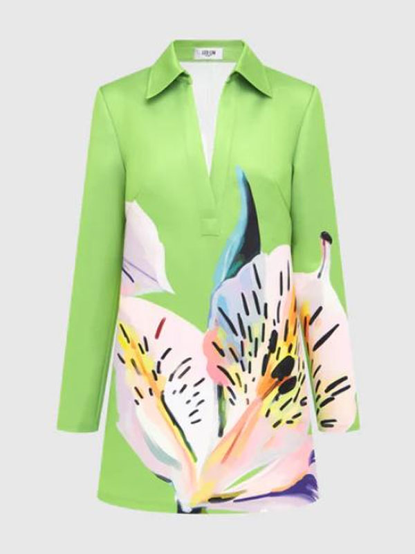 Masterchef AU S03 Sofia Klevin Green Floral Print Dress