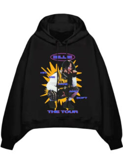 Recreation - Billie Eilish The World Tour 2024 2025 Hit Me Hard Unisex Black Pullover Hoodie