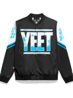Royal Rumble 2025 Winner Jey Uso Yeet Black Bomber Jacket