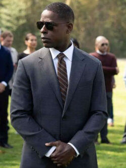 Sterling K. Brown Paradise 2025 Xavier Grey Suit