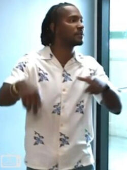 Access Hollywood 2025 Scott Floral Print Camp Shirt