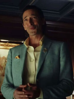 Adrien Brody Poker Face Guest Blue Blazer