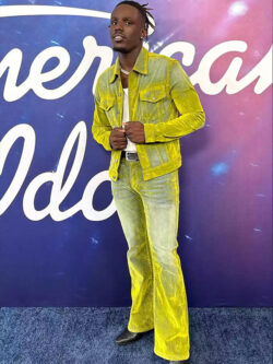 American Idol 2025 Jamal Denim Jacket