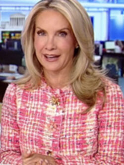 New America’s Newsroom 2025 Dana Perino Pink Jacket