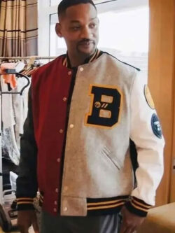 Bel-Air Academy Will Multicolor Varsity Bomber Jacket