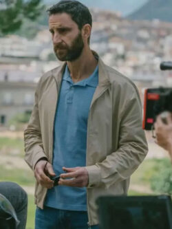 Dani Rovira When No One Sees Us S01 Victor Martín Beige Cotton Jacket