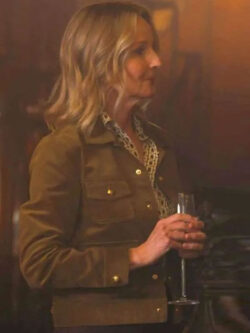 Helen Hunt TV Series Hacks 2025 Winnie Brown Corduroy Jacket