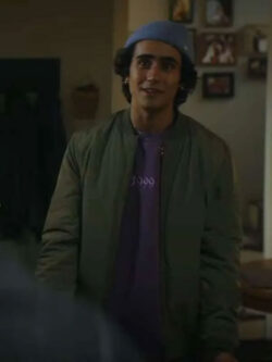Michael Cimino Motorheads 2025 Zac Green Bomber Jacket