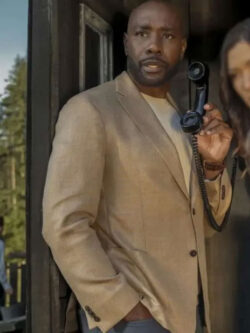 Morris Chestnut Watson 2025 Dr. John Beige Blazer