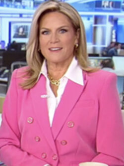 TV-Show America’s Newsroom 2025 MacCallum Pink Blazer