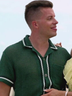 New 90 Day Fiance Happily Ever After Jovi Dufren Green Crochet Shirt