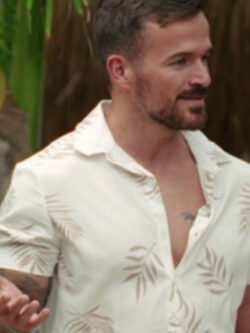 90 Day Hunt for Love S01 Nick Matiash Leaf Print Shirt