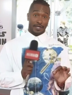 Access Hollywood 2025 Scott Evans White Space Shirt