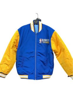 All-Star Game 2025 Blue and Yellow Reversible Varsity Bomber