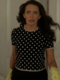 And Just Like That Kristin Davis Polka Dot Sweater