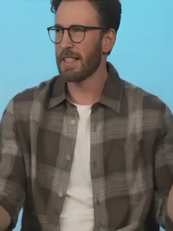 Chris Evans’s Access Hollywood 2025 Plaid Shirt