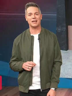 Jason Kennedy Access Hollywood Bomber Jacket
