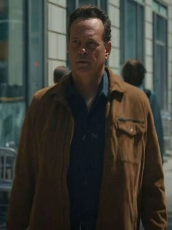Joe Scaravella Nonnas 2025 Vince Brown Suede Leather Jacket