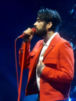 Night Changes Tour 2025 Zayn Red Suit Jacket