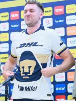 Recreation-Aaron Ramsey Pumas 2025 White Shirt