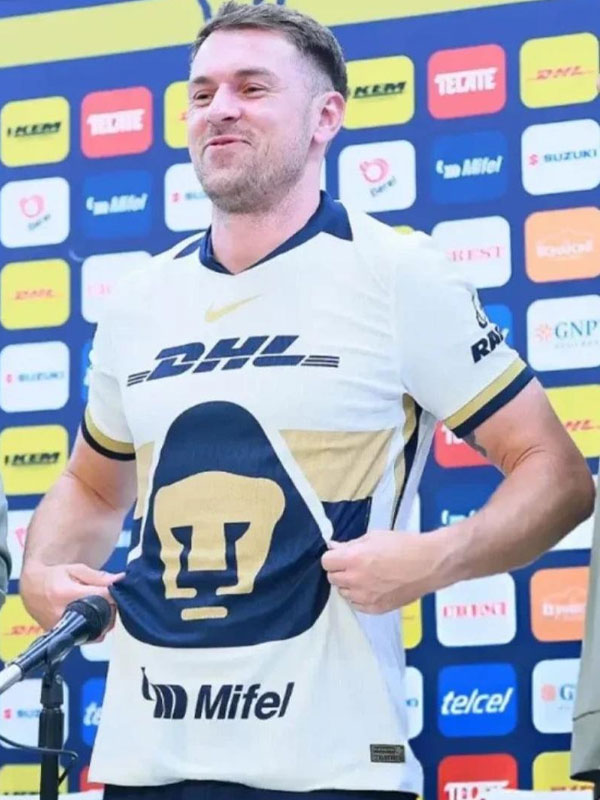 Recreation-Aaron Ramsey Pumas 2025 White Shirt