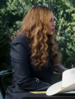 Tina Knowles Access Hollywood 2025 Embellished Bow Blazer