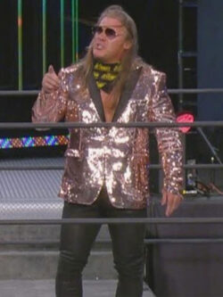 AEW Dynamite Chris Jericho Pink Sequins Blazer