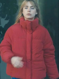 Clara Galle Olympo Season 01 Amaia Olaberria Red Puffer Jacket