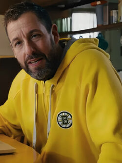 Happy Gilmore 2 Adam Sandler Boston Yellow Hoodie New