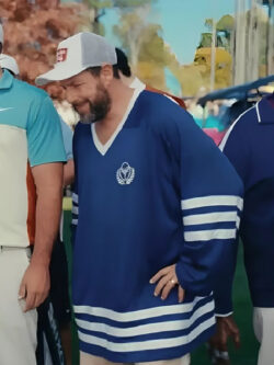 Happy Gilmore Season 2 Adam Sandler Blue Jersey New