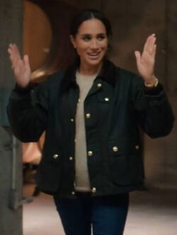 New With Love Meghan S02 Meghan Markle Green Jacket