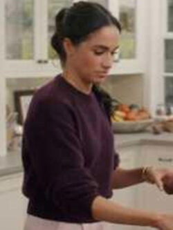 With Love Meghan S02 Meghan Maroon Sweatshirt