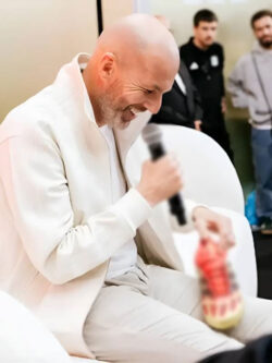 2025 Zinedine White Jacket