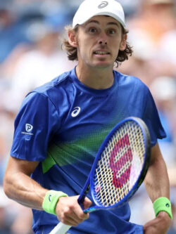 Alex de Minaur US Open Tennis Blue T-Shirt
