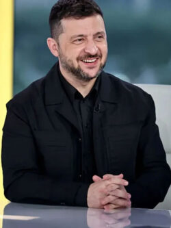 New Volodymyr Zelenskyy Special Report 2025 Black Jacket