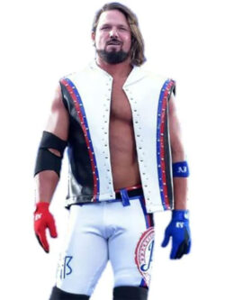 WWE Allen Neal Jones A.J. Leather Vest