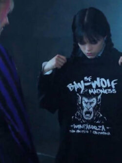 Wednesday Addams TV Series Wednesday S02 Jenna Black Graphic Tee