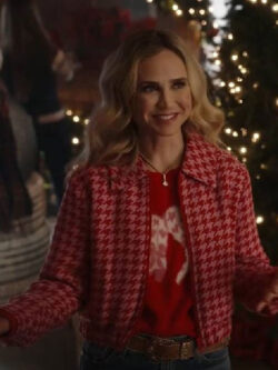 New A Royal Montana Christmas 2025 Fiona Gubelmann Pink Jacket