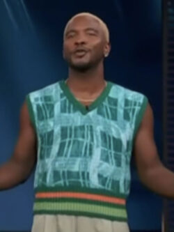 New Access Hollywood 2025 Scott Evans Teal Green Graphics Vest