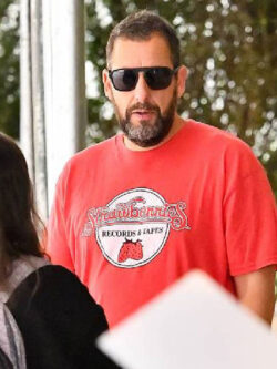 New Adam Sandler Strawberries Records & Tapes T-Shirt