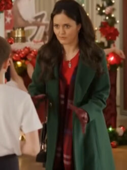 Chelsea Jones Movie A Cinderella Christmas Ball Danica Christmas Green Coat