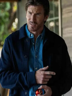 Christopher Russell A Christmas Prayer 2025 Blue Wool Jacket