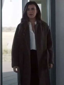 Cote de Pablo NCIS Tony and Ziva 2025 Ziva David Grey Wool Trench Coat