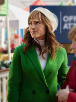 Marissa Film A World Record Christmas Nikki Green Trench Coat