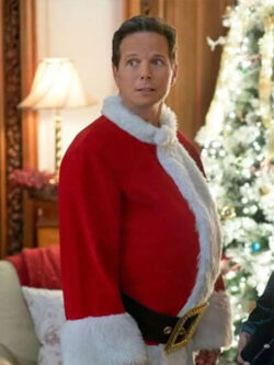 Scott Wolf Film A Merry Scottish Christmas Red Santa Claus Coat