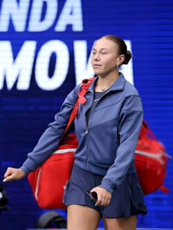 US Open 2025 Amanda Blue Track Jacket