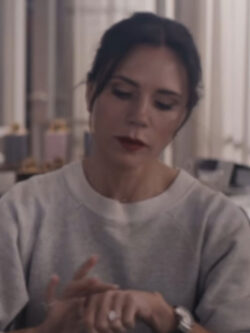 New Victoria Beckham S01 Victoria Beckham Grey Sweatshirt
