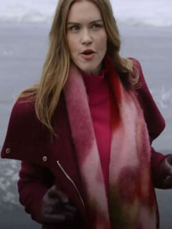 A Bills Love Story 2025 Holland Maroon Wool Coat