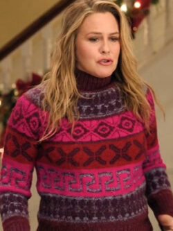 New A Merry Little Ex-Mas Alicia Silverstone Knitted Sweater