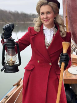 New A Newport Christmas Ginna Claire Mason Red Coat